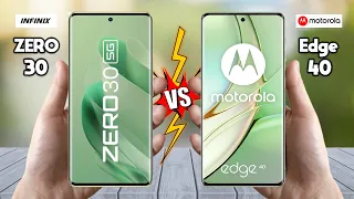 Infinix Zero 30 Vs Motorola Edge 40 - Full Comparison 2023 🔥 Techvs