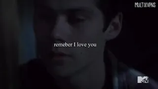 “Your gonna forget me” Stiles+Lydia