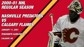 Nashville Predators at Calgary Flames: January 11, 2001