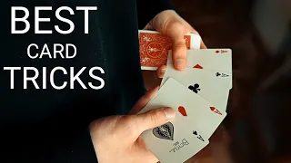 3 BEST EASY Card TRICKS You can Learn in 5 Minutes ( Sleight of hand magic )