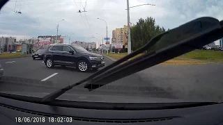 Сrash Tiguan vs Polo 18 08 2018