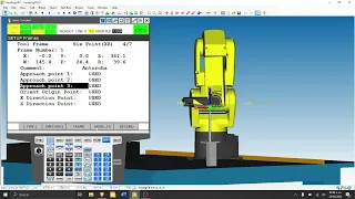 ROBOGUIDE Configuración de USER TOOL de Método de los 6 puntos