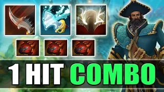 1 Hit = Tidebringer + Jinada + God's Strength [Imba Ability Draft] Dota 2