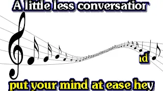 Elvis Presley   Little less conversation MM  KARAOKE