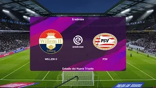 PES 2020 | Willem II vs PSV Eindhoven - Netherlands Eredivisie | 10 November 2019 | Full Gameplay HD