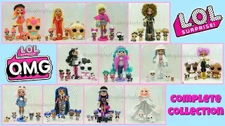 LOL Surprise OMG Fashion Dolls Complete Collection LOL Surprise Winter Disco Amazing Surprise