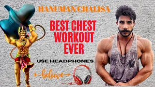 Hanuman chalisa | Use headphones | Bharat singh walia chest workout motivation | Tulsi das