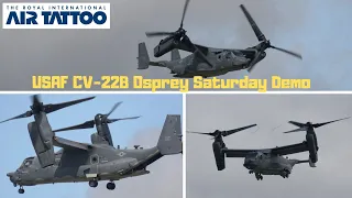 USAF CV-22B Osprey Saturday Demo .. RIAT 2019 (4K)