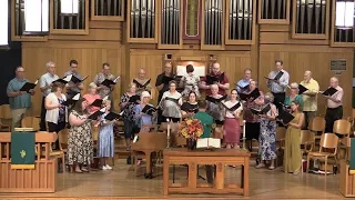 Chancel Choir sings Great Is Our God by Craig Courtney  on 9/18/22