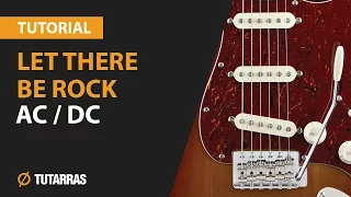 LET THERE BE ROCK  de AC/DC Como tocar en Guitarra electrica CLASE TUTORIAL