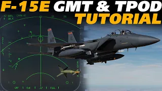 DCS F-15E Strike Eagle Air To Ground Radar - GMT, Cueing, TPOD & CDES Tutorial!