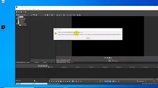 An error occurred while loading the project file (Vegas Pro .veg file)