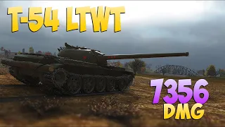 T-54 ltwt - 3 Frags 7.3K Damage - But close! - World Of Tanks