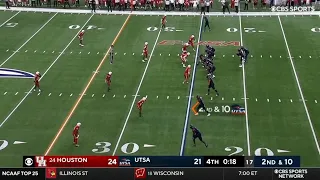 #24 Houston vs UTSA Exciting Ending | 2022 College Football