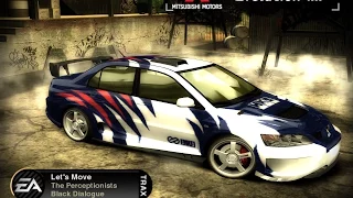 Need For Speed Most Wanted Чёрный список №9 MITSUBISHI LANCER ECOLUTION 8