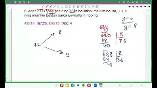 1-mavzu: Uyga vazifa tahlili