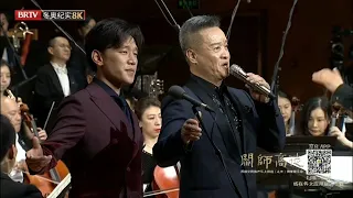 傲日其愣#2022/06/26#北京音乐厅《阎师高徒》民族声乐大师班演出，与恩师阎维文共同演唱《天边》。