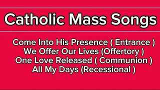 Catholic Mass Songs with Lyrics / Recorded Live at Holy Family Parish, HK / LOG & CHL Choir Group