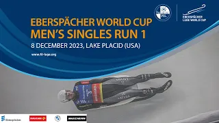 RELIVE - Men's Singles Run 1 ! EBERSPÄCHER Luge World Cup - Lake Placid (USA)