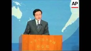 China - Foreign Ministry briefing