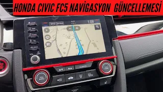 Honda Civic FC5 Navigasyon Nasıl Güncellenir? (2022)