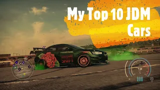 My Top 10 JDM Cars in Need for Speed Heat