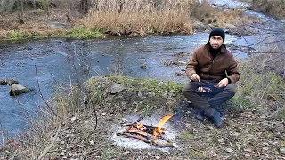 Cooking Steak on the Campfire