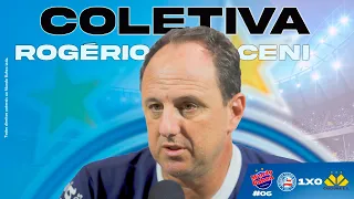 COLETIVA DE ROGÉRIO CENI NO JOGO BAHIA 1 X 0 CRICIUMA PELA COPA DO BRASIL 2024