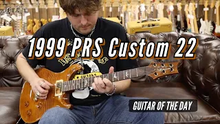 1999 PRS Custom 22 Transparent Amber finish | Guitar of the Day