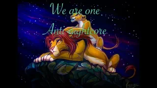 The lion king II- we are one anti-nightcore