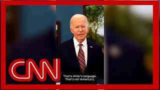 'That's Hitler's language': Biden responds to Trump's 'unified Reich' post