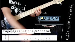 Killing in the name (Rage Against The Machine) - bass play through with tabs