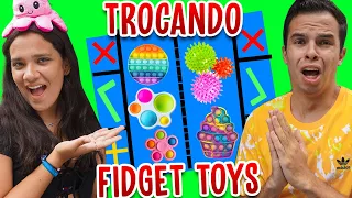 TROCAS DE FIDGET TOYS COM O LUIZ (IMPRESSIONANTE) - JULIANA BALTAR