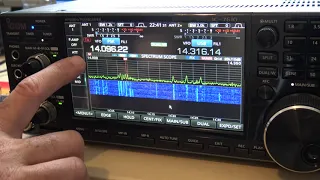 Icom IC-7610 Spectrum Scope/Waterfall Settings And Features