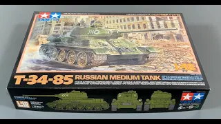 1/48 Tamiya T-34-85 review (from Andy)