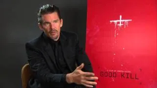 Good Kill: Ethan Hawke Exclusive Interview | ScreenSlam