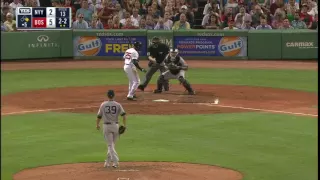 NYY@BOS: Layne records his first strikeout with Yanks