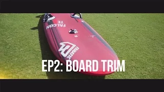 TWS Technique Series - Episode 2: How to set footstraps, fin, mast base on slalom board?