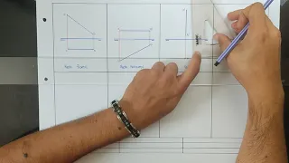 Geometría Descriptiva / Lámina04. La Recta en el Espacio. Posiciones de la Recta