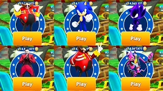 Sonic Dash - Dark Sonic vs Eggman vs Sonic defeat All Bosses Zazz Eggman Robotnik - Run Gameplay