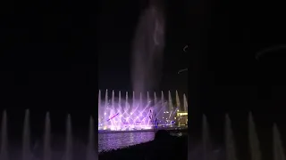 Fountain in Tashkent City | Toshkent Citydagi guzal fontan | Фонтан в Ташкент Сити Узбекистан