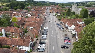 Old Amersham, Buckinghamshire, UK by Drone 4K