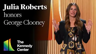 Julia Roberts honors George Clooney | 45th Kennedy Center Honors