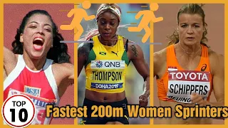 Top 10 Fastest 200m Women Sprinters
