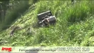Slope Mowing DELTRAK 2 0 with different attachments