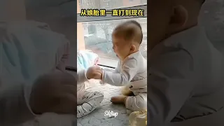 Funny Twin Babies Fighting Everyday #2 #shorts