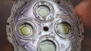 Whats inside the vintage GW-1300 series G-Shock watch | Clean & Fail