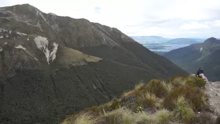 Ridge view, above Iris Burn Hut, Kepler Track, NZ