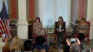 Chelsea Clinton, Rita Williams-Garcia and Meg Medina