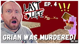 GRIAN WAS MURDERED! Grian LAST LIFE: Episode 4 - UH OH! (REACTION!)